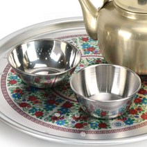 추억의 스텐 막걸리잔 레트로 동동주잔 옛날그릇 스텐사발 국내산 술잔, 스텐 막걸리잔 12호(11.6x5cm), 1개