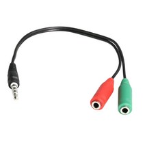 3.5mm 1 남성 2 여성 Y 스플리터 스테레오 연장 오디오 케이블 컬러, 20cm, 설명, 다색