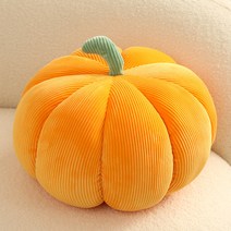 20/35cm 럭셔리 우디 장식 호박 모양의 베개 북유럽 스타일 룸 장식 베개 플러시 소파 거실 침대 옆 침대 쿠션, 35cm, 주황색