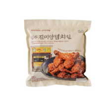 [피코크]원주 진미 양념치킨 750g, 4개