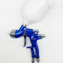 디웰스 전문가용 자동차 GTI 스프레이건 일회용 포트 에어브러시 페인트 도구 1.3mm 1.7mm 600ml, [03] Bule1.7mm, [01] 26cm