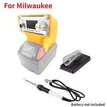 디월트충전기 호환 ZWINCKY-용접 스테이션 Makita Dewalt/Milwaukee 18V 20V 리튬 배터리 야외 휴대용 DIY, 02 For Milwaukee