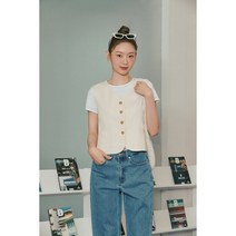 플라스틱아일랜드 슬림핏 베스트 (PQ2WV481) 200096