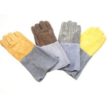 캠핑 화로대 불멍 팔덮는 가죽 장갑 1쌍 캠핑바베큐 바베큐화로 숯불그릴