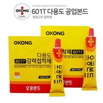 K마켓 오공본드 601T 30ml 노란본드 다용도 강력접착제, 1개