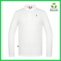 까스텔바작 남성 리사이클링 긴팔 카라티셔츠_0BGAFTS403WH