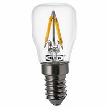 이케아 뤼에트 LED전구 E14 80루멘 투명