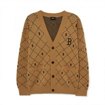 MLB 엠엘비 다이아 모노그램 가디건 BOS L.Camel 3AKCM0134-43CAL