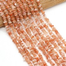 3-6mm 골드 썬 스톤 비즈 비례 천연 자갈 루즈 DIY 쥬얼리 목걸이 팔찌 액세서리 만들기