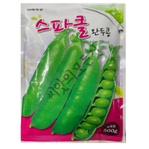 스파클 완두콩 씨앗 500g 대포장 대용량 반되 알이크고 조생종 애콩 보리콩종자 미래종묘