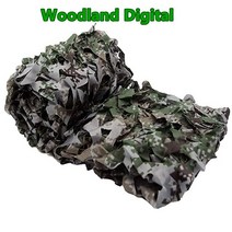 방가로용품 1.5m x 1m 4m 5m 군사 위 그물 흰색 파란색 베이지 사막 사냥 숨기, 10 4x5m, 04 Woodland Digital