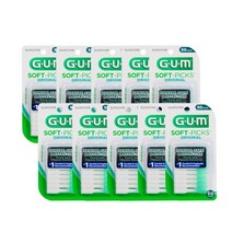 GUM 검 실리콘 치간칫솔 코스트코 오리지날 소프트픽 50개입, 10개, 50개