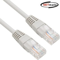 강원전자 넷메이트 NMC-U620G CAT.6 UTP다이렉트 케이블(그레이) 보급형 2m