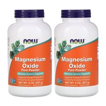 나우푸드 산화 마그네슘 227g 2통 마그네시아 Magnesium Oxide