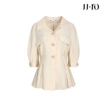 JJ지고트 턱 디테일 볼륨 슬리브 블라우스 GM4M0BL91