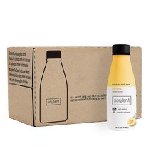 Soylent Banana 소이렌트 플랜트 프로틴 드링크 바나나 414ml 12개입, 1개, 기본