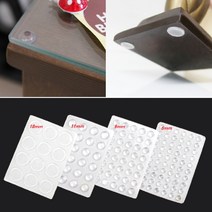 키알리 식탁 유리 미끄럼방지 테이블 책상 유리 도트 밀림방지 충격흡수 긁힘보호 2장, 사이즈