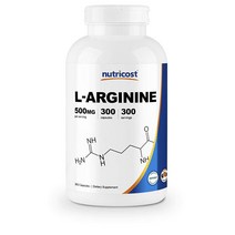 Nutricost 뉴트리코스트 아르기닌 L-Arginine 300정, 1개