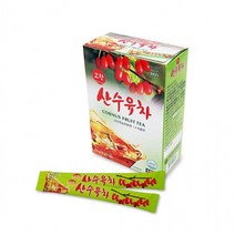 건강차 스틱형 대추차 전통차 냉 한방차 쌍화차 우엉차 건강음료 간편 산수유차 겸용 녹차 15개입 생강차, 산수유차15포