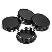 숨은보물상점 휠 닛산 x-trail cascais suzuki momo 림 허브 디스크 방진 커버 용 4pcs 빈 54mm 자동차 휠 센터 캡 타이어 액세서리, 검은색