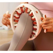 링 클램프 다리 롤러 마사지기 종아리 근육 슬리밍, 그레이(14륜링기술)