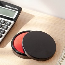 휴대용 원형 잉크 인주 도장 밥 스탬프 패드 DD-11594, 단품