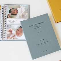 남자친구 1주년 선물 사진 앨범 제작 커플 포토 북 4x6 바인더 아이 사진 정리, 버건디