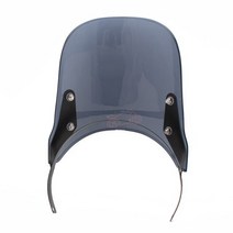 바이크 오토바이 범용 윈드스크린 로얄 엔필드 클래식 500CC 애프터 마켓 맞춤형 ABS 앞 유리 컴팩트 스포츠 윈드 디플렉터 스크린 1 세트, [03] GRAY