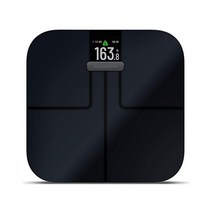 가민 Index S2 스마트 체지방 인바디 디지털 체중계 블랙, Black, Smart Scale