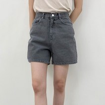 포디룩 [S-L] 베이직 4부 데님 반바지