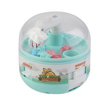 미니인형뽑기 인형 뽑기 캡슐 사탕 기계 머신 미니 공룡 포수 대화형 장난감 어린이용 유아 클로 잡기, [04] Green