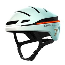 LIVALL EVO21 스마트 MTB 자전거 헬멧 남성 여성 조명 도로 자전거 사이클링 전기 스쿠터 헬멧 SOS 경고 오토바이 헬멧, M54-58cm, 민트