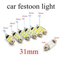 저렴한 31mm 6 SMD 5630 5730 LED 자동차 번호판 전구 독서 돔 F-estoon 램프 문 조명 최고의 가격 판매 2, 한개옵션1, 한개옵션0