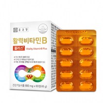 종근당 활력비타민B 60정 남성 여성 고농축비타민B 피로회복 활력증진 비타민B영양제 비타민B컴플렉스, 1개