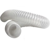 PVC 주름관 덕트 산업용 투명 배기관 환기 자바라, 50mm