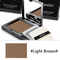 세비치 12g 방수 헤어 섀도우 파우더 헤어라인 메이크업 컨실러 커버리지 유니 탈모 제품, 05 Lt brown 12g
