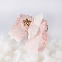 고양이하네스 천사하네스 가슴줄 산책줄 목줄 고양이전용, 핑크