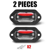 여행트레일러 자전거수레 미니벨로짐받이 애견 오토바이 12V 24V 트럭 LED 번호판 라이트 자동차 램프 보, 01 2pcs
