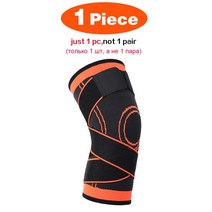 스포츠용품 액세서리 WorthWhile 1/2 PCS 중괄호 스포츠 지원 Kneepad 남성 여성 관절 수호자 피트니스 압, 06 1 Piece Orange_05 XXL