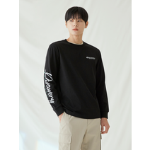 디스커버리익스페디션 소매포인트 긴팔티셔츠 (BLACK) 851057
