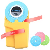 라벨분리기 라벨디스펜서 dymo 1880 9mm(383939)용 수동 라벨 dymo diy 수동 라벨 프린터 타자기용 3d 엠보싱 플라스틱 pvc 라벨 라벨, 패키지 유