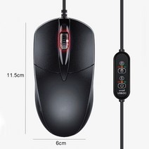 컴퓨터마우스 컴퓨터용품 왼손마우스 다기능 난방 마우스 손 따뜻한 광학 왼쪽 및 오른손 사용, 한개옵션0, 한개옵션1