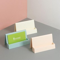 카드홀더 명함꽂이 파스텔 메모꽂이 메뉴꽂이 미용실명함꽂이 식당명함꽂이 명함정리, 1개, 민트
