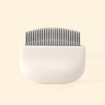고양이 강아지 브레드빗 애견 빗 브러쉬 죽은털제거 털갈이 관리, 화이트