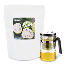 베트남 노니티 100티백 무카페인차 해썹인증 전용 티포트 구성 노니, 100티백+티포트