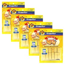 도기맨 우유 벌꿀케익 100g 5개 강아지간식 애견간식