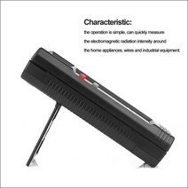 가정용 라돈측정기 방사능 RZ 전자기장 방사선 테스터 검출기 Emf 미터 휴대용 가이거 카운터 전기 방출 선, 한개옵션0