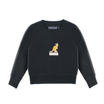 캉골 키즈 플러쉬 맨투맨 K5610 Black Anthracite