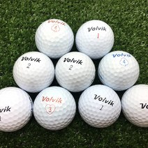 볼빅 화이트 2피스 3피스 A+급 로스트볼 10알 필드 라운딩용 물세척 창고직영 로스트볼