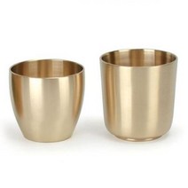 방짜 유기 물컵 물잔 술잔 찻잔 머그잔 머그컵 대 1P, 대 7.5x7.6